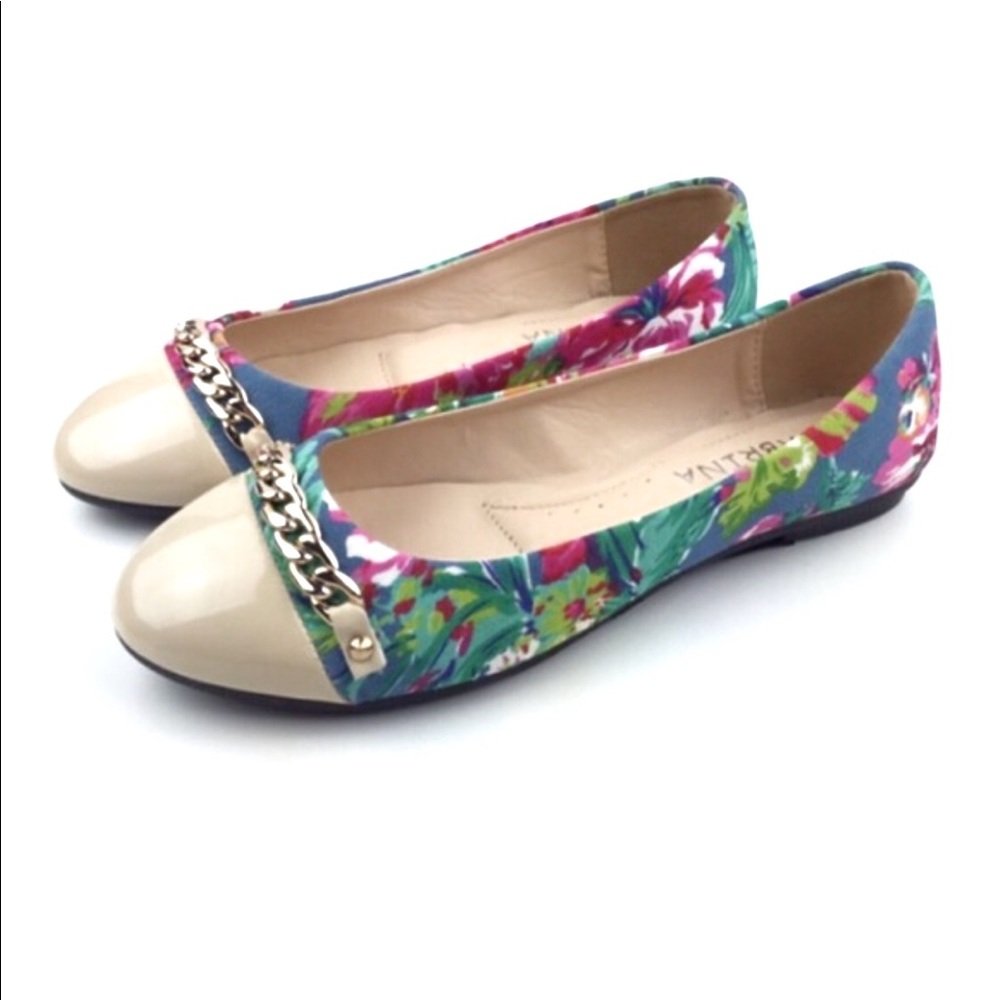 🌸Nude| Floral Flats🌸
